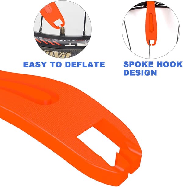 3-pack Ultrastarka Däckjärn för Cykel - Nylon Däckjärn, ZQKLA