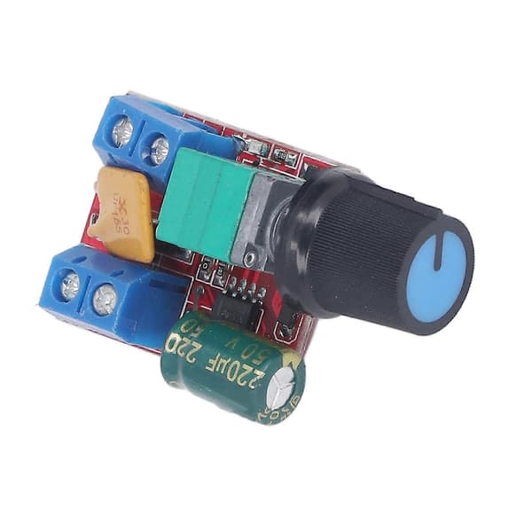 Motor Speed Controller PWM Regulator Self-Resetting Fuse 1% to 100% Duty Cycle LED Dimmer Control Board