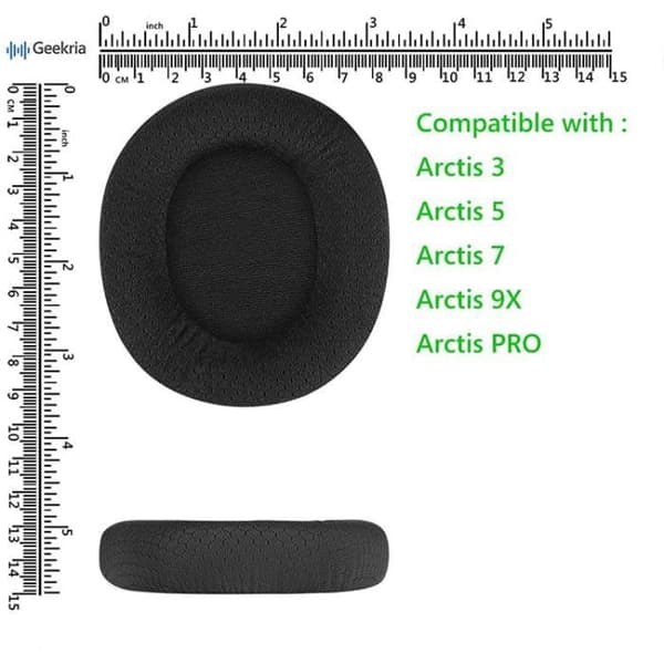 Ørepuder/hynder til SteelSeries Arctis 3, Arctis 5, Arctis 7, Arctis 9X og Arctis PRO hovedtelefoner
