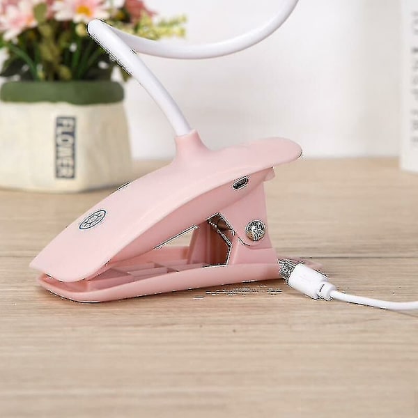 Clip Lamp Bedside Reading Light Clip with Touch Sensor, Bedside Lamp for Children