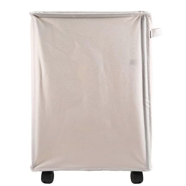 Laundry Basket with Wheels Yoga Mat Storage Basket Multifunctional Foldable Waterproof Dirty Laundry
