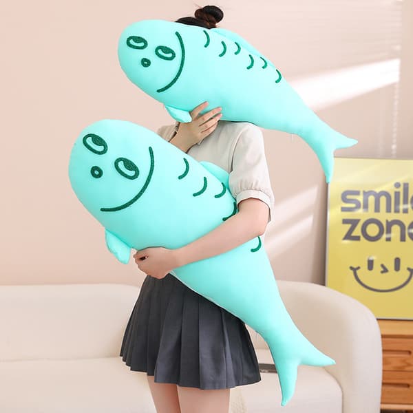 ##/90cm, Saltet fisk pude plyslegetøj dukke##/