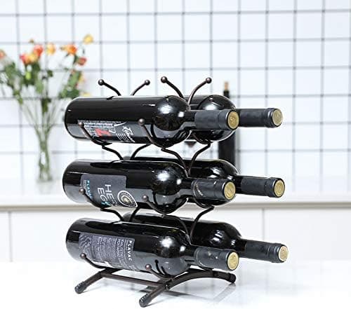 Vinstativ for benkeplate, vinlagringshylle for spiskammerskap, c