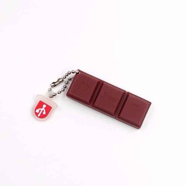 USB-hukommelse 16 GB FLASH-ENHED SJOV 3D-FIGUR CHOKOLADEBRUN