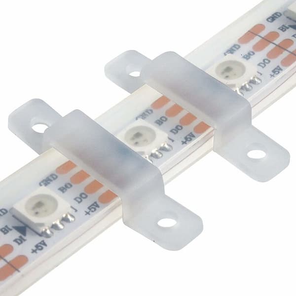 100 stk. festeklips LED-strip festeelementer for lysstripefeste