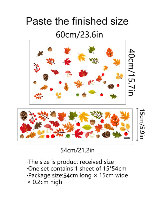 Window Stickers - 1 Fantastic Decorative Electrostatic Sticker with