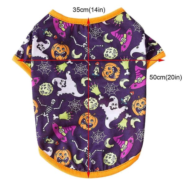 Halloween-serie Nya Hundkläder Höst Husdjursdekorationskläder