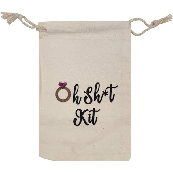 Kiristysnyörillinen pussi 4x6 tuumaa Krapula-setti Laukku Oh SHT Setti Laukku