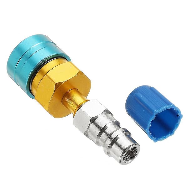 R1234yf Car AC Air Conditioning Charging Quick Coupler Hose Adapter Connector