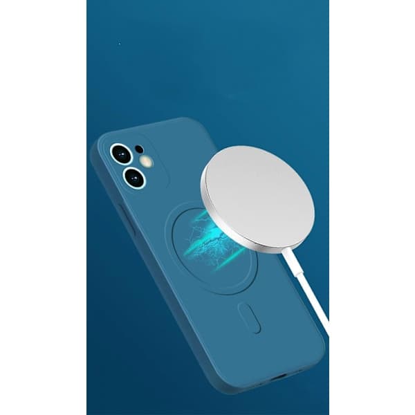 Magnetic Case Designed for iPhone 14 Pro, Compatible with MagSafe 6.1 inch Liquid Silicone Case with Microfiber Lining