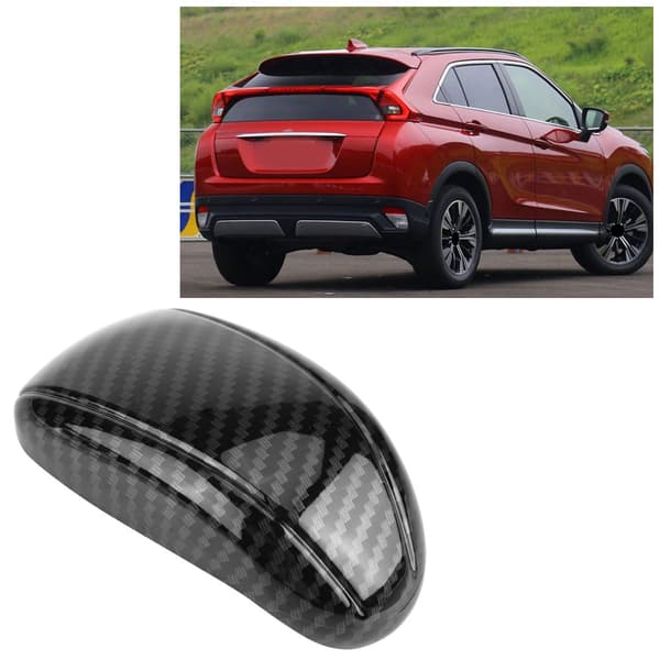 Gear Shift Knob Cover til bil til Mitsubishi Eclipse Cross 17-18 Kulfiber