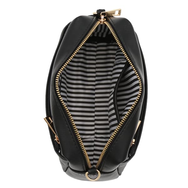 Liten Crossbody-veske med Tre Glidelåser