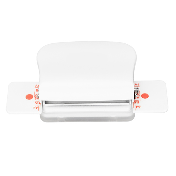 Manual Binding Machine Multifunctional 6-Hole Cinch Bookbinding Machine for Home Office White