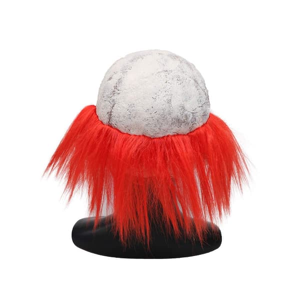 Halloween läskig ond clownmask skrämmande ansikte zombie kostym