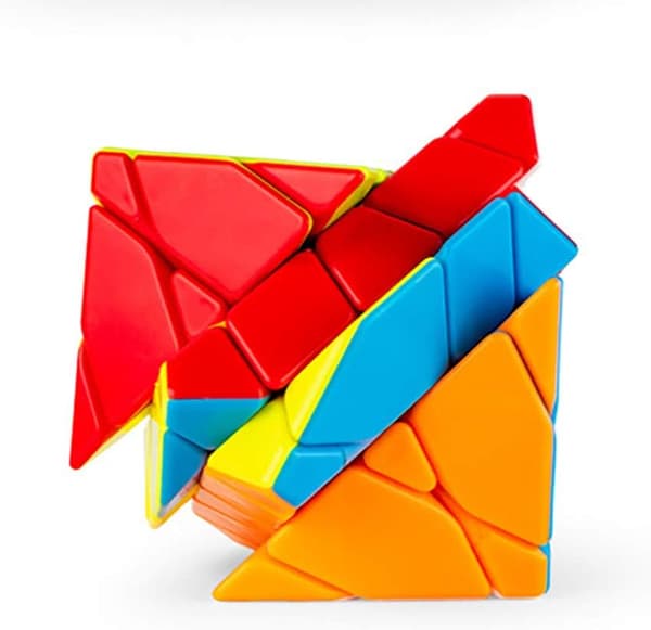 4x4 Axis Magic Cube 4x4 klistremerkeløs Axis Speed Cube 4x4x4 Fishe