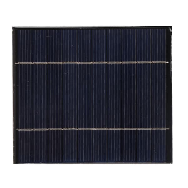 2.5W 5V Bærbar Solpanel Telefon Batterioplader Bærbar Solcelle med USB-port