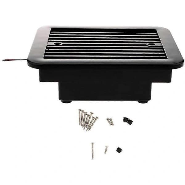 12V Envejs Lydløs Køleventilator Sideudstødningsventilator til Bil Autocamper Campingvogn Autocamper Ventilator (Sort) - 8