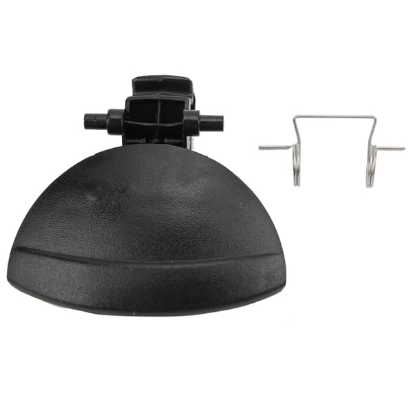 Handskfackslockhandtag med fjäderersättning Svart Passar Citroen C4 2004-2010