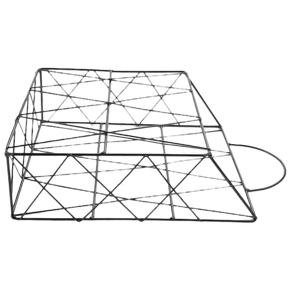 Magazine Holder Hanging Wall Mounted Newspaper Rack Book Document File Organizer Basket Metal