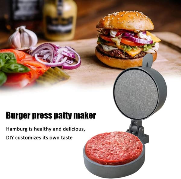 Burgerpresse Hamburgerpresse, Non-Stick Burgerform Kit med - Burger Patty Maker til BBQ Grillning, Bøffer, Kødboller, BBQ