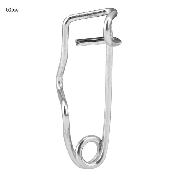 50 kpl metallisia hakaneuloja rintaneula lukitusneula lukituskiinnike ompelukäsityökalut (32mm)