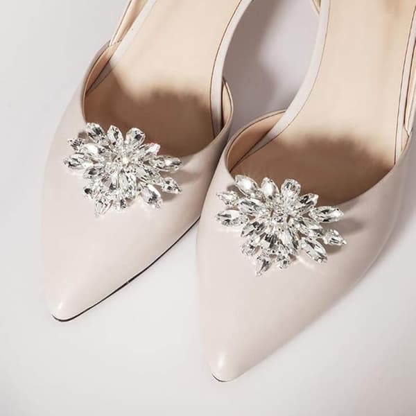 Rhinestone skospenne Dameskospenne Skinnende Rhinestone Bryllup