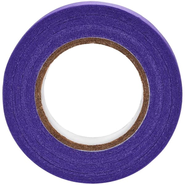 6 ruller lilla malertape til malere, 25 mm (1 tomme) bred, 20-21 m lang