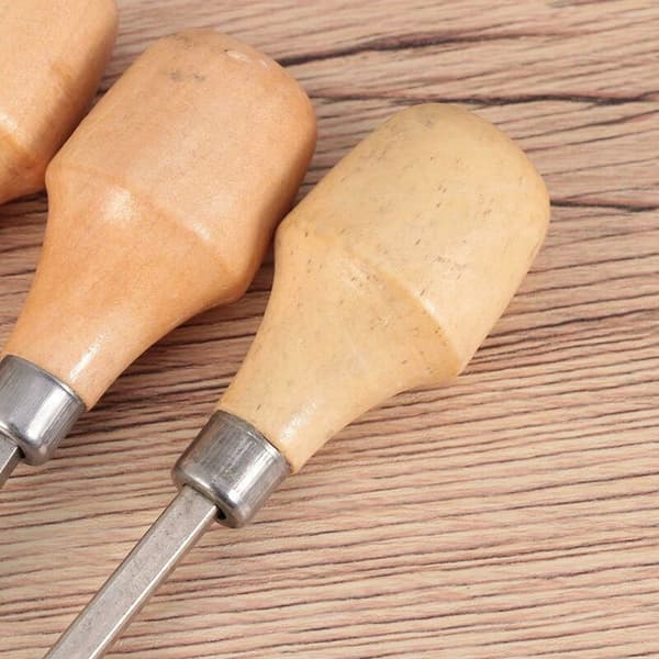 Professional Steel Handle Wood Carving Chisels, Gouges, Carving Tool Set for Beginners, Hobbyists, DIY Woodworking Crafts, 130mm