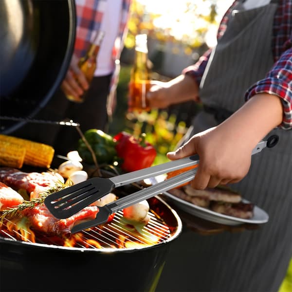 Grilltång i stål 44 cm 146