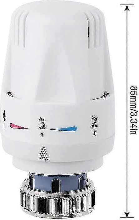 Termostatisk radiatorventil, Erstatning til radiatorventil, M30 X 1.5 Erstatningshoved til radiatorventil, TRV Termostathoved Radiator til hjemmet [DB]