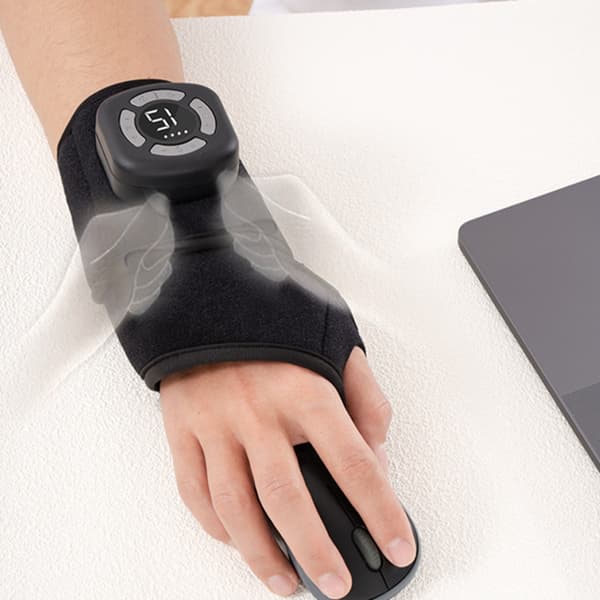 Trådløs lufttryksmassage til håndled - Genopladelig, Touch Control, Opvarmet, Multi-mode 170 170