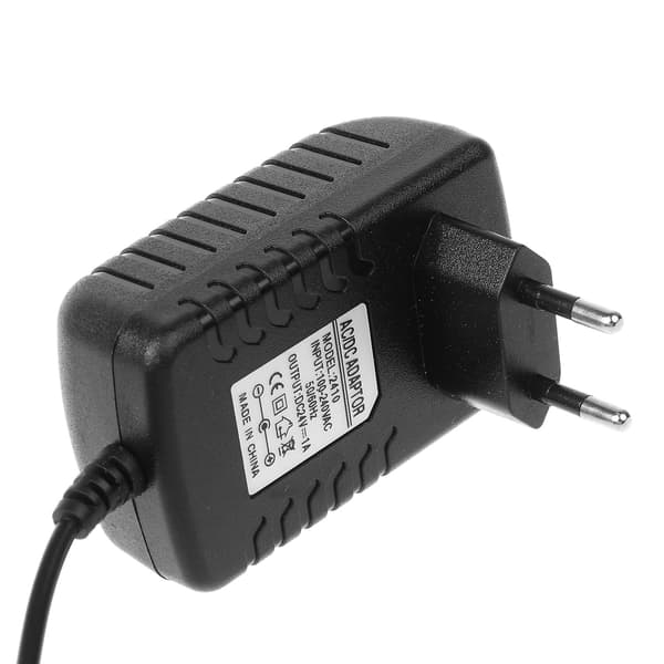 EU-kontakt AC 100V 240V Adapter DC 24V 1A 5.5x2.1mm Server Strømforsyning Lader [DB]