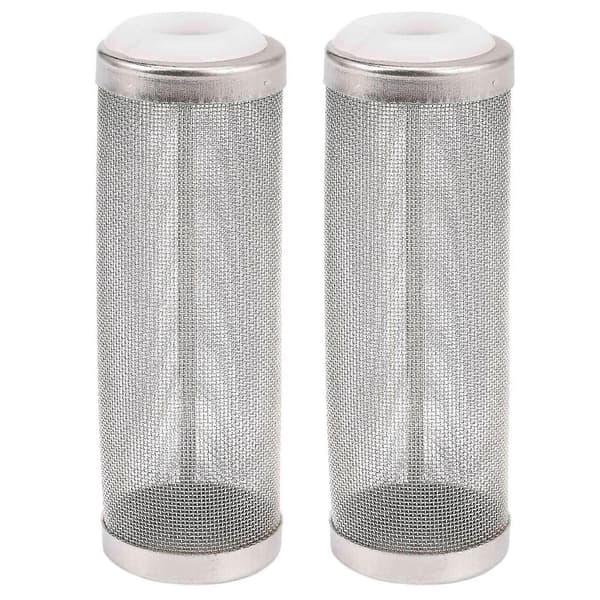 2x Akvariefilter Indløbskurv Mesh Rejebeskyttelse Akvariefilter Beskyttelse