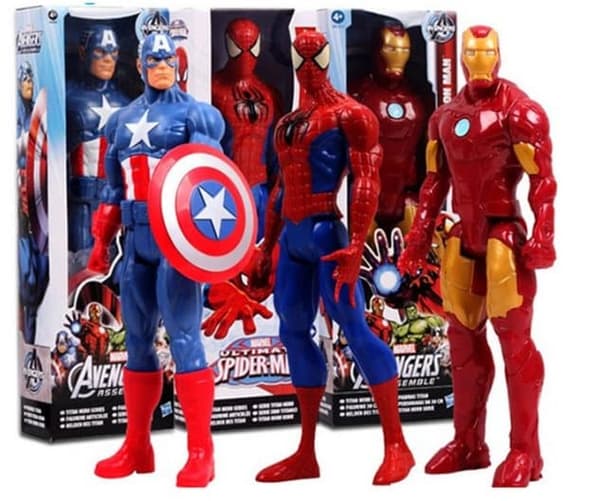 30 CM Marvel Helter IRON MAN, CAPTAIN AMERICA, SPIDER MAN figurer! SPIDER MAN SPIDER MAN