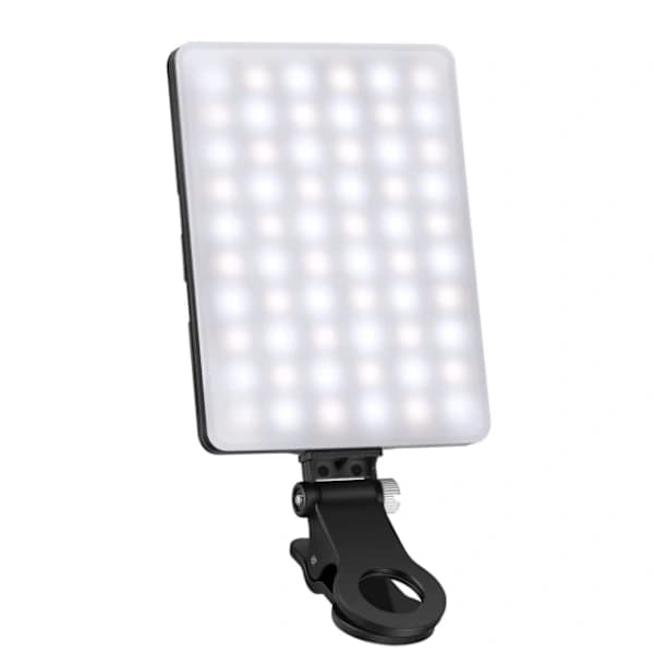 60 LED High-Performance Rechargeable Clip-on Video Light