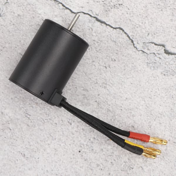 3650 Børsteløs Motor RC Bildel Tilbehør Passer til HSP 1/8 1/10 RC Bil Sort 3900KV