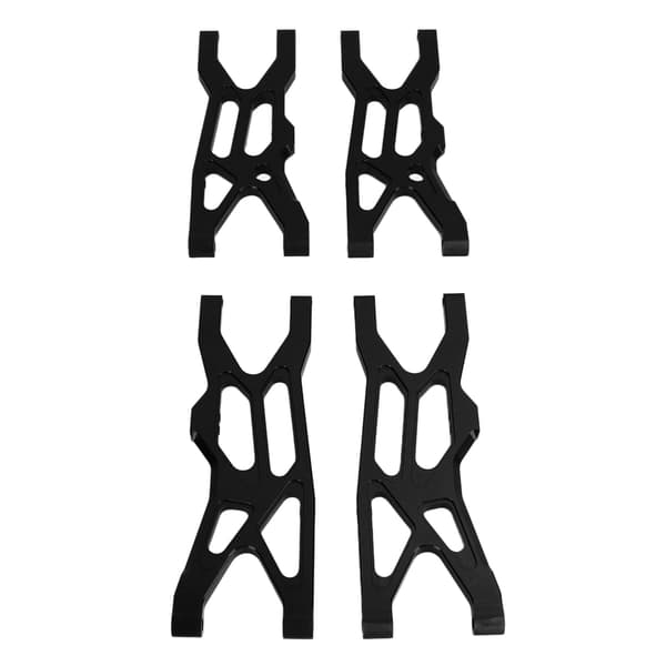 RC Bil Forreste Bageste Hem Arm Aluminiumlegering Nedre Affjedringsarm Erstatning til ARRMA 1/10 Kraton Sort