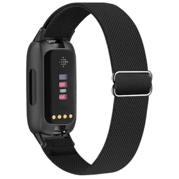 Fitbit Inspire 3 -ranneke, nailonia, musta