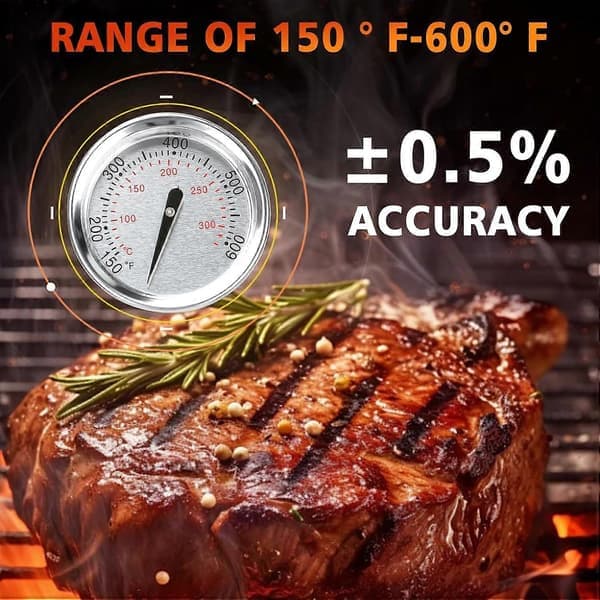 Erstatningstermometer til Weber Spirit 200 og 300 grill