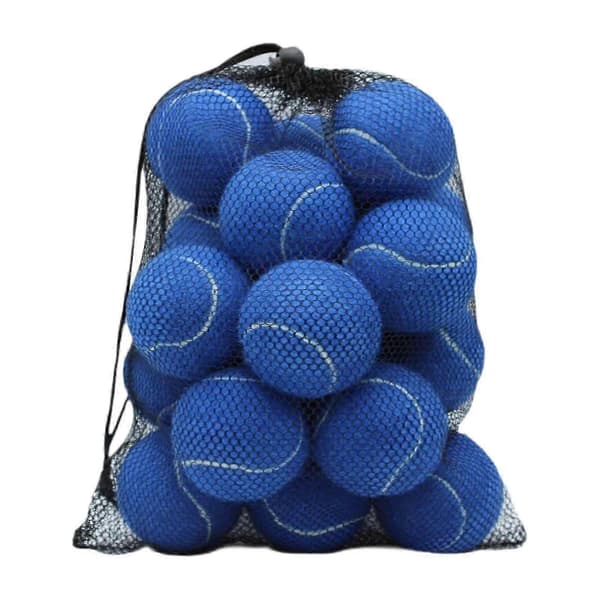 20 st Tennisbollar Elastiska Bollar Träning 2.52 \" Diameter Slitstarka Träningsbollar för Utomhussporter Tennisentusiaster [DB] Blå Blue