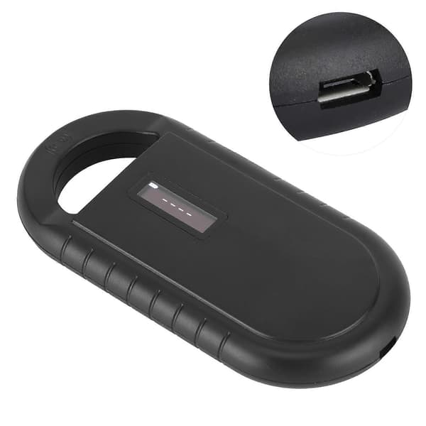 SSRGV 134.2KHZ RFID Chip Reader til ISO11784 5 FDXB ID64 Bærbar USB Genopladelig Håndholdt Type Enhed