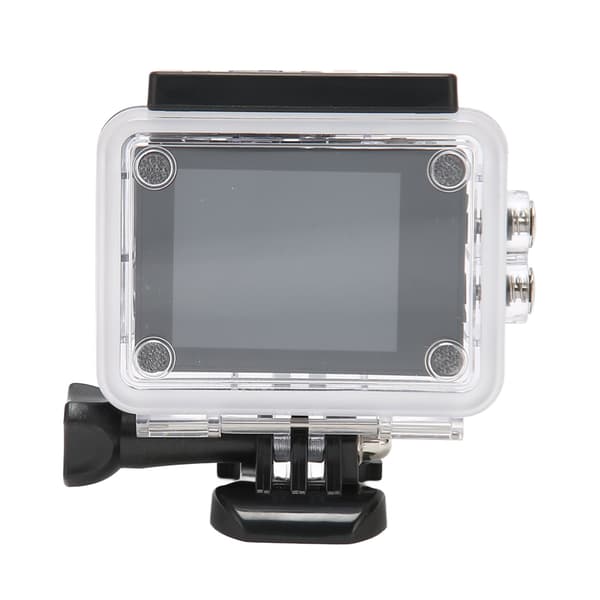 Waterproof Underwater Action Camera 1080P Multifunctional Diving Video Camera for Outdoor Cycling White