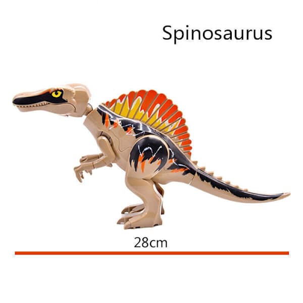 Dinosaur Byggeklodser til Børn Spinosaurus Brachiosaurus Figur Model Gaver Blå Brachiosaurus
