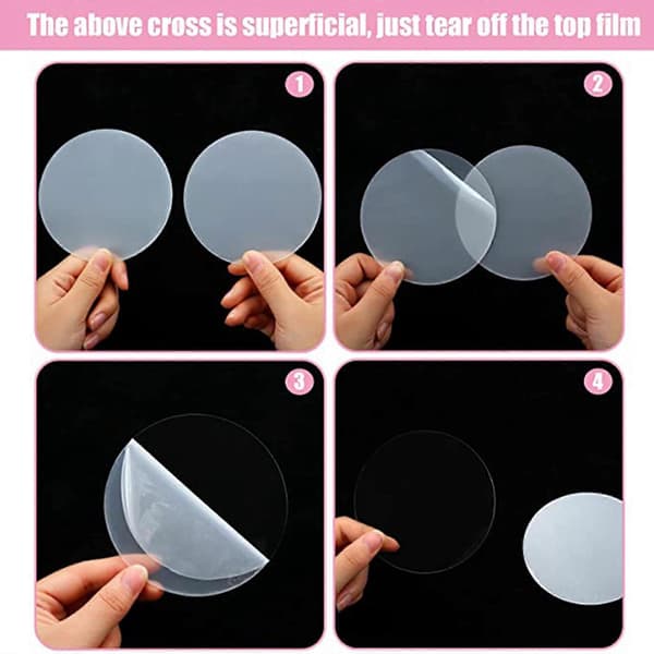 Clear Acrylic Perspex Sheet Circle for Wedding Party Signs Easy to Cut 30pcs