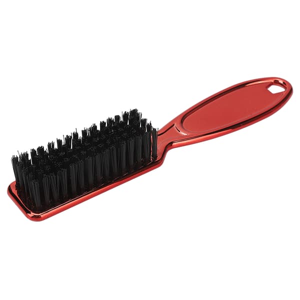 Men's Beard Styling Comb Beard Care Brush Haircut Styling Comb Handle Multifunctional Brush Red