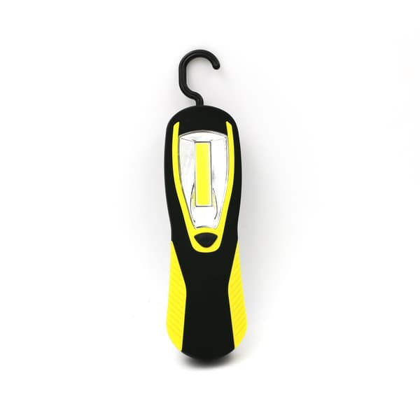 Bærbar lampe for byggeplass LED COB 3W 3 x AA med magnet