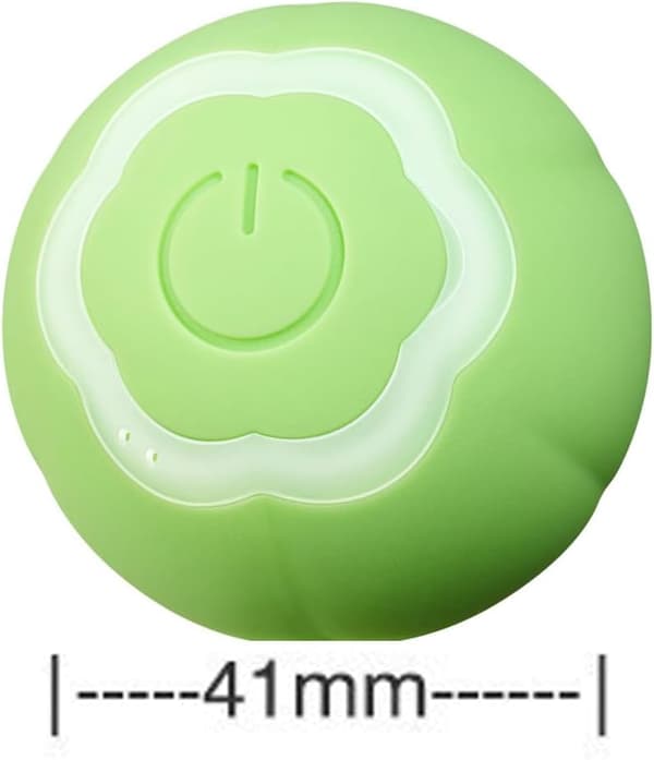 #Gravity smart rolling ball, pet toys, automatic rolling ball, green#