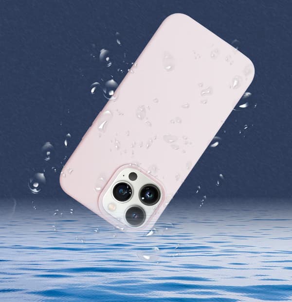 Pudderrosa - Cover til Apple 14 Slim