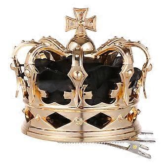 1. Halloweenfest Dronning Kroning Tredimensjonal Krone Hodeplagg