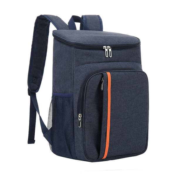 Thermal Insulated Backpack Multifunctional Waterproof Large Capacity Backpack for Outdoor Picnic Camping (Navy Blue)